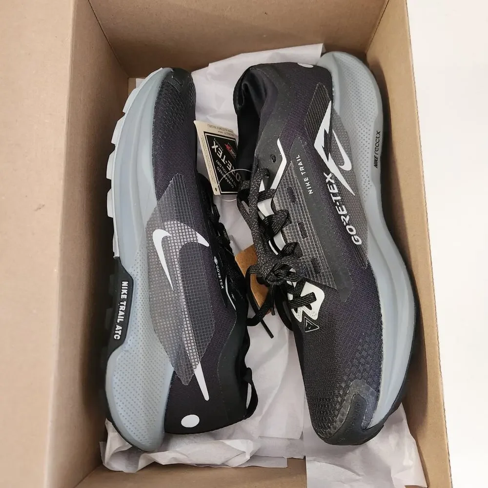 Nike Mens Pegasus Trail 5 Gore-TEX Black/Grey/Grey/Anthracite 10 Medium - Picture 8 of 10
